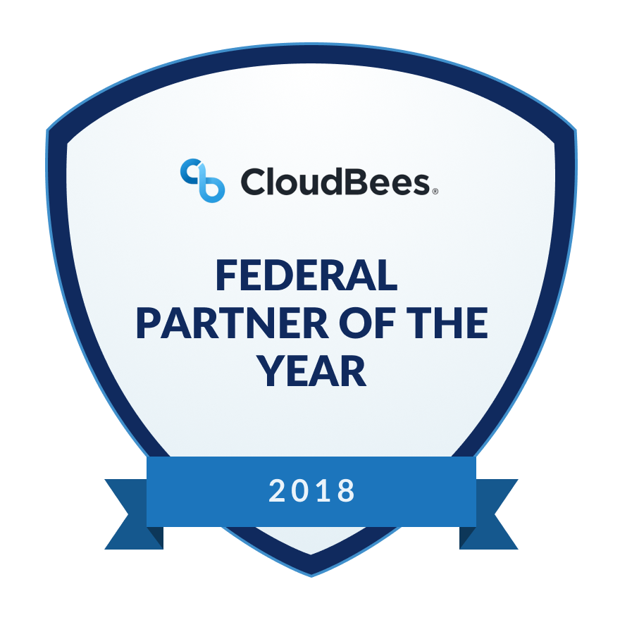 CloudBees Federal Partner of the Year 2018 Award