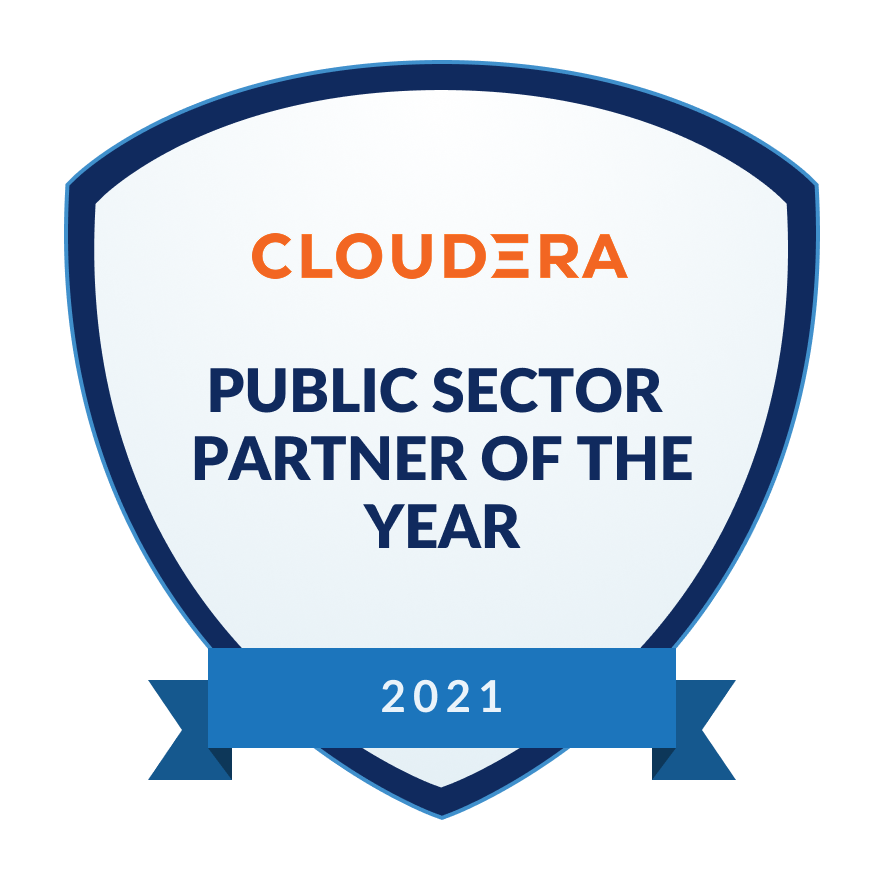 Cloudera Public Sector Partner of the Year 2021 Award