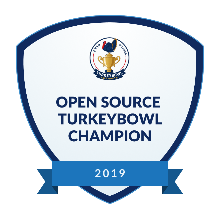 Open Source Turkeybowl Champion 2019 Award